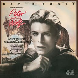 Cover art for David Bowie narrates Prokofiev's Peter and the Wolf & The Young Person's Guide to the Orchestra