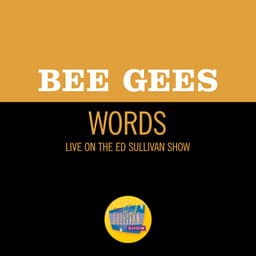 Cover art for Words (Live On The Ed Sullivan Show, March 17, 1968)