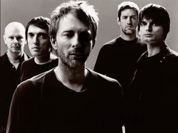 A picture of Radiohead.