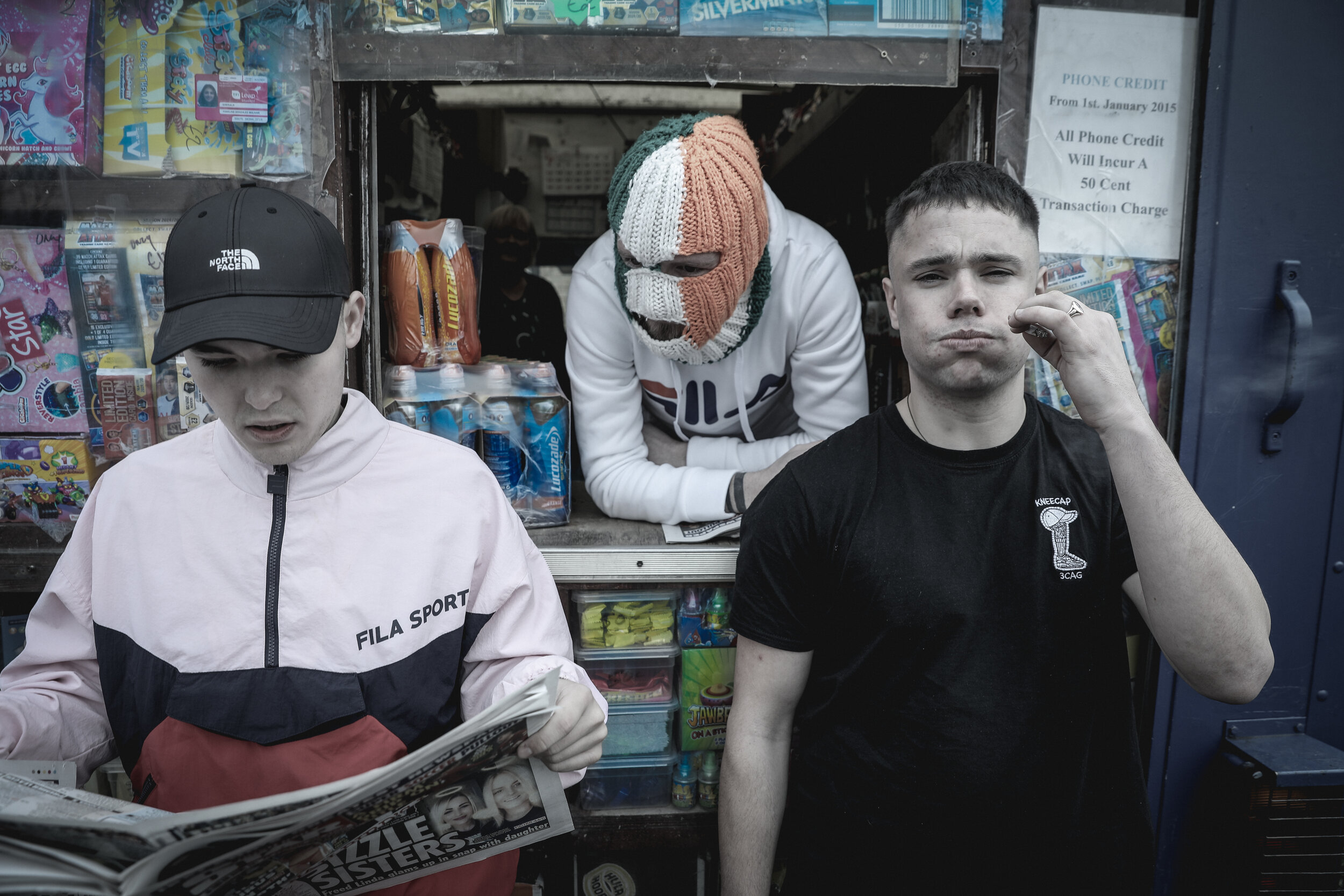 Promotional image of KNEECAP